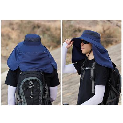 Summer Sun Hat Double Layer Uv Protection Fishing Hunting Outdoor Cap Hiking Hat