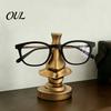 Creative Gifts for Men Big Nose Glasses Holder, Retro Resin Eyeglass Stand, Practical Stand Humorous Eyewear Display Organizer Home And Office