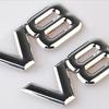 V8 Emblem Metal Sticker Badge Fender For V8 Racing Emblem Auto For Car Motorcycle Truck SUV