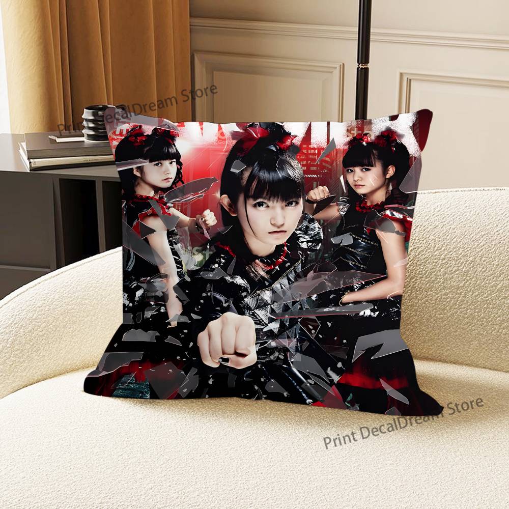 B-Babymetal Metal Forth Printed Pillow Cover Cushion Case Simple Sofa Pillow Case No Pillow Core