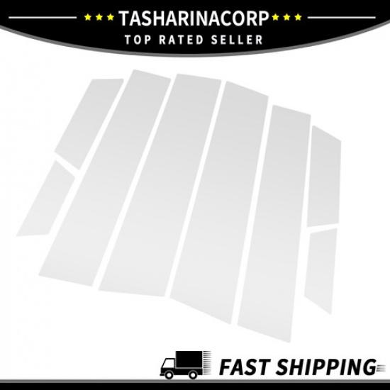 

8Pcs Car Door Pillar Window Trim for Honda HRV Silver Tone