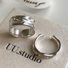 2023 New Minimalist Geometric Wide Ring Adjustable Couples Ring For Men And Women