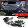 Quad Square Exhaust Pipes for 24-25-Year-Old BMW 5 Series 530 (G68, G60, G61) Modifications
