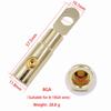 Brass Car Audio Connector O-Type Power Supply Reducer High Quality Car Audio Modified Connector