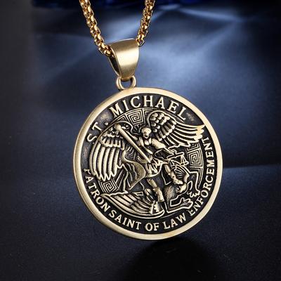 Europäische und amerikanische Glaube Erzengel Michael St. Michael Halskette