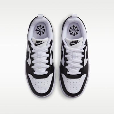 Nike Court Borough Low Recraft Black White (GS)