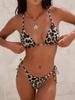 Sexy Zweiteiliger Bikini-Badeanzug mit Dreiecks-Cup-Print, Elegant und Bequem für den Sommerurlaub