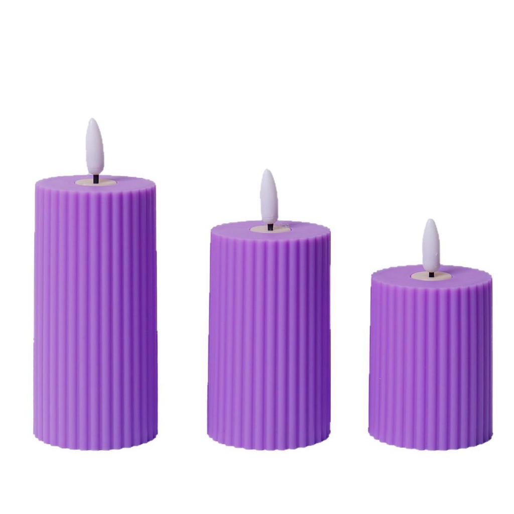 LED Cylinder Candle for Photography Props & Indoor Decor Gifts