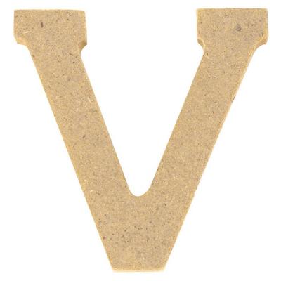 MDF Wood Letter 5 X 1.2 Cm Alphabet Letter V