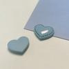 100Pcs Colorful Love Heart Resin Charms Flatback Buttons Beads for Card Making Scrapbooking Phone Case Decor and Jewelry Making