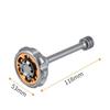 Metal EDC Fidget Turntable Toy With Handle Precision Rotating Gadget Anxiety Stress Relief Focus Training Gift For Adults