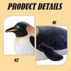 Pond Water Floating Penguin Figurine Resin Gift Collectible Centerpiece Animal Statue Decor for