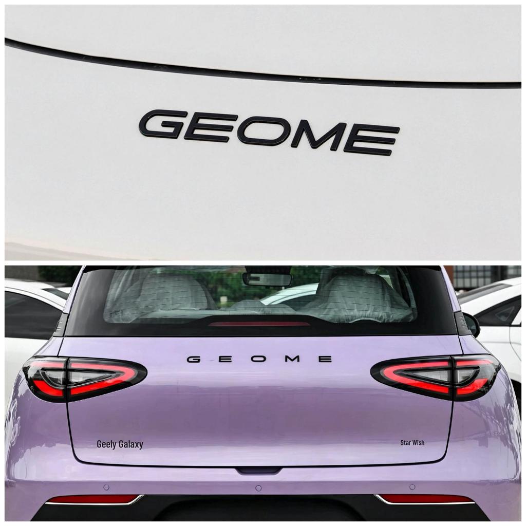 Geely Xingyuan Black Warrior Rear Emblem Sticker: Fits 25-26 Models, Personalized Non-Destructive Modification