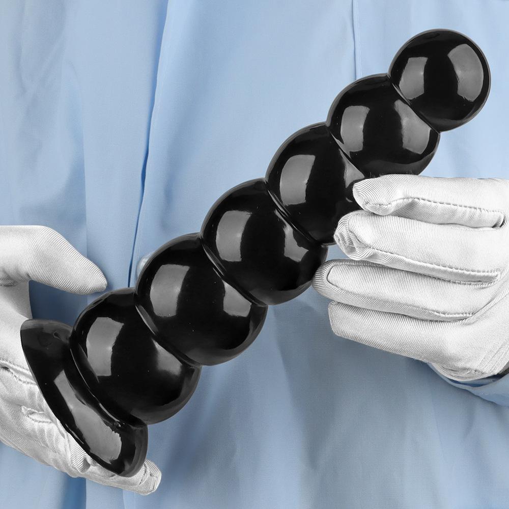 Gode en PVC noir avec ventouse, plug anal, masturbateur, jouet sexuel, sangle sur pénis, grosse bite, fisting