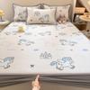New Cute 3-Piece Ice Vine Cooling Mat Pillowcase & Bed Sheet Set with Digital Print - Spring/Summer