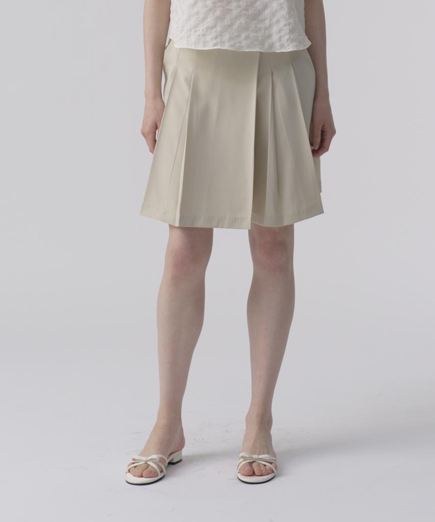 EL Lydia Wrap Pleated Skirt-Style Pants