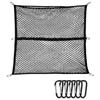 Car Rear Trunk Cargo Net Strong Load Bearing Mesh Car Storage Organizers Large Capacity Space Saving Car Net Storage