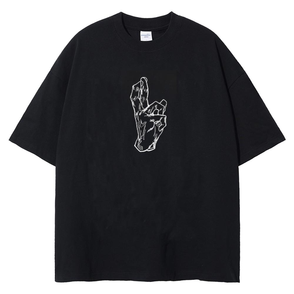 Berserk Logo Harajuku Anime Print TShirt Men Streetwear Vintage Black Tshirt Summer Short Sleeve Cotton Loose Washed Tops Tees