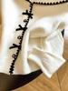 Autumn 2026 Sweet Sailor Collar Knit Cardigan with Bow & Buttons – Fashionable, Versatile, Age-Reducing Sweater