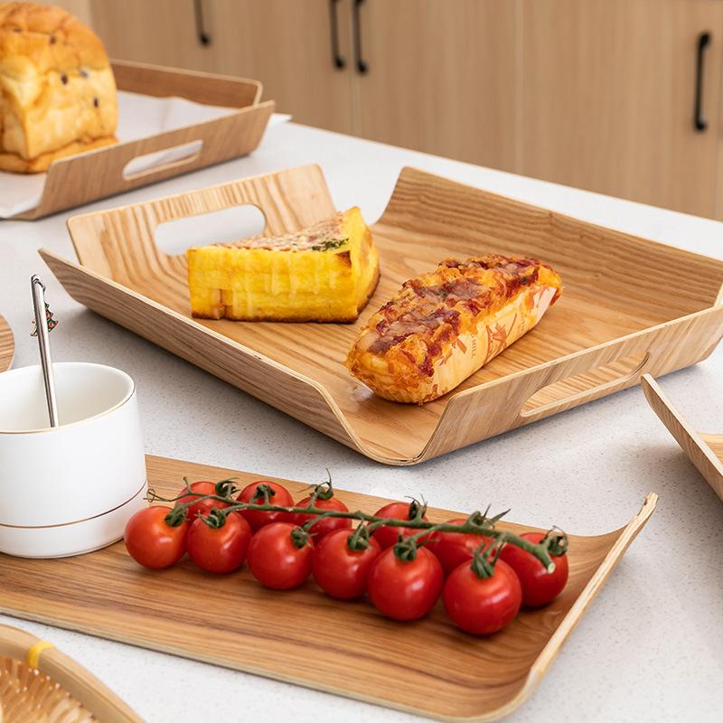 HeMu-Customized Rectangular Water Willow Tray, Cake Bakery Tray, Special Tray for Hotel Restaurant