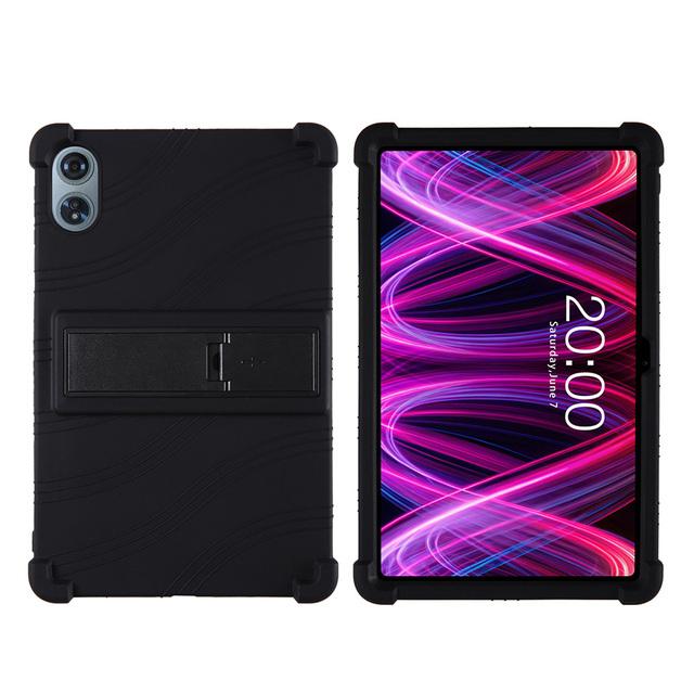 Adjustable Multi-angles Kickstand Tablet Case for Teclast T60 Plus 2024 12.0 inch Soft Silicone Cover Shockproof Kids Safe Capa