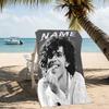 Customizable personalized beach towels Prince Purple Rain themed designs.Suitable for the beach, yoga, sports;ideal as beach accessories