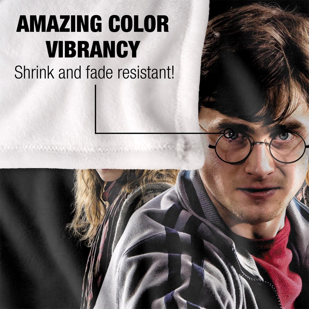 Harry Potter And The Deathly Hallows Silky Cast Supersoft Blanket