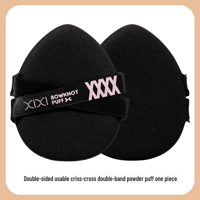 

Xixi Chestnut Baby Powder Puff for Dry and Wet Use: Expands When Wet, Double-Sided, Soft, Easy Application, Ideal for Beginners