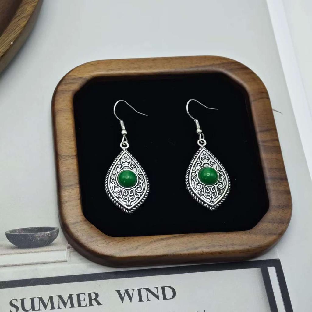 Hot-selling Turquoise Earrings Multi-piece Set Bohemian Personality Geometric Earrings Earrings