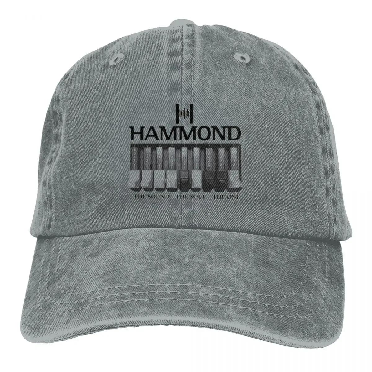 

Hammond Organ Logo Baseball Cap Graphics Classic Unisex-Teens Printed Trucker Hat Cute Rock Adjustable Baseball Caps Adjustable