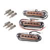 3Pcs Electric Guitar Pickup Replacement Neck/Middle/Bridge Single Coil Guitar Pickups with Screws and Springs Enduring