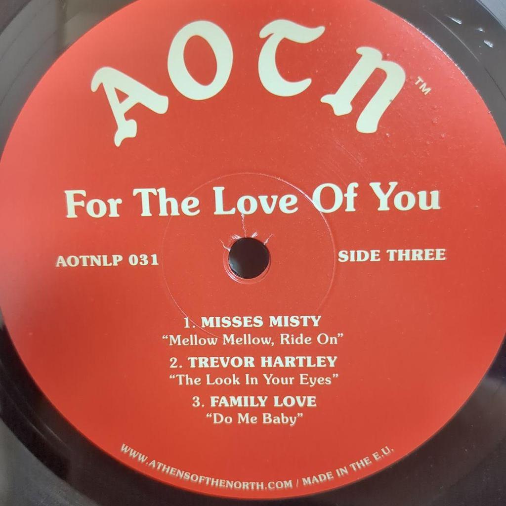 [USED] Rare record! V.A./For The Love Of You LP analog record