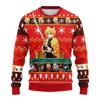 Agatsuma Zenitsu Sweatshirt Funny Kawaii Hoodie Ugly Christmas Outfit Harajuku Demon Slayer Anime Pullovers Hip Hop Streetwear