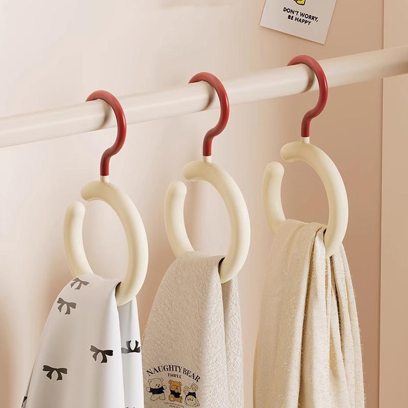 Dopamin Haken Multifunktional Drehbar Nicht Perforiert Schal Hut Tasche Aufhänger Kreisförmiger Schal Ausstellungsständer