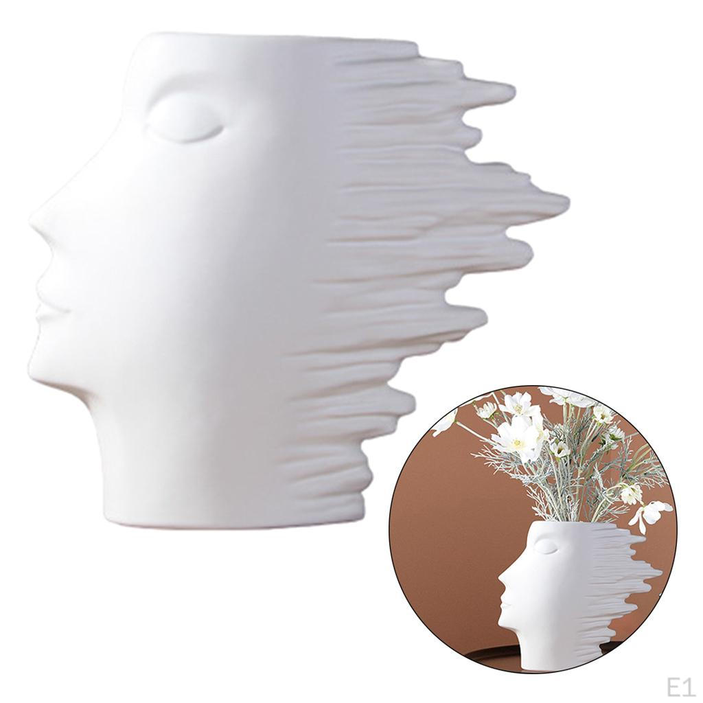 Ceramic Modern Arts Vases Minimalist Abstract Human Statue Flowers Vase Decoration Indoor Pot er for