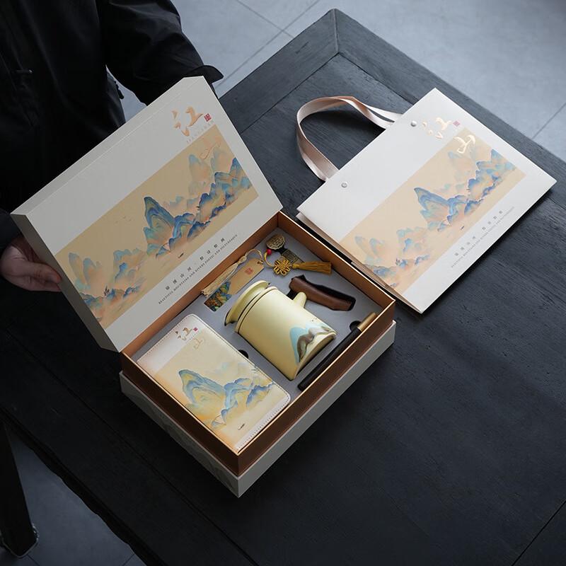 Executive Ceramic Tea Cup & Stationery Gift Set