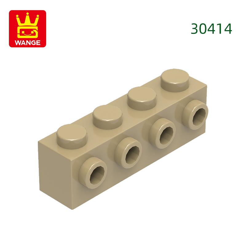 Non-Toxic 63Pcs/Lot 30414 Modified 1X4 With Studson Side Block Moc Color Accessories Compatible With Brick Diy Children Toy Assembly