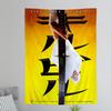Classic Movie KKill BBill Anime Tapestry Hanging Tarot Hippie Wall Rugs Dorm Wall Hanging Sheets