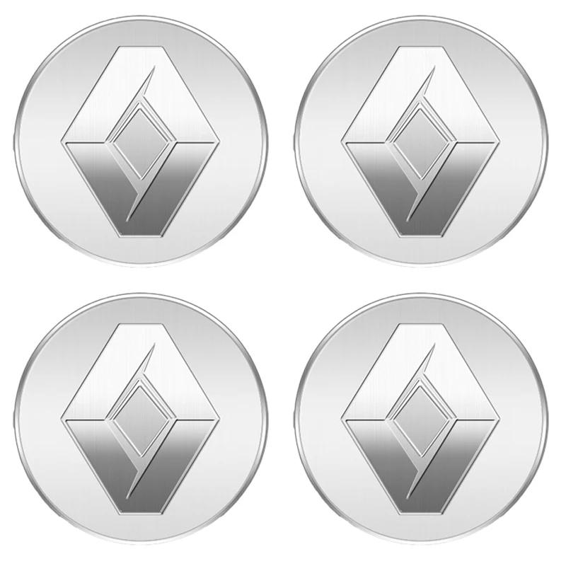 

For Renault 2026 New Hub Caps 4pcs 56mm Car Wheel Center Hub Cap Rim Cover Emblem Stickers For Renault Megane 2 3 Twingo Clio Ta