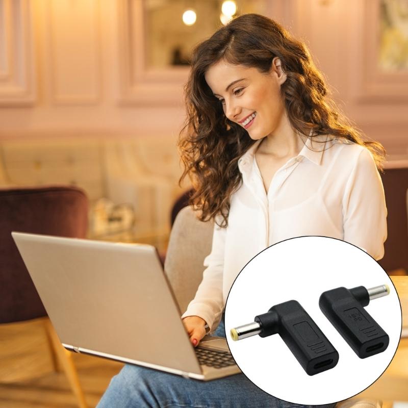 USB C auf DC5.5x2.5mm Adapter Kompatibel für A53V/A55V Laptop-Ladegerätanschlüsse 19v4.74A Ausgang PDEmulator löst aus