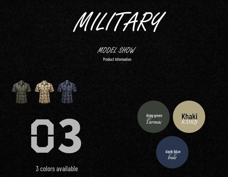 2023 Summer Men's Plus Size Cotton Short Sleeve Plaid Shirt - Loose, Casual, for Middle-Aged & Young