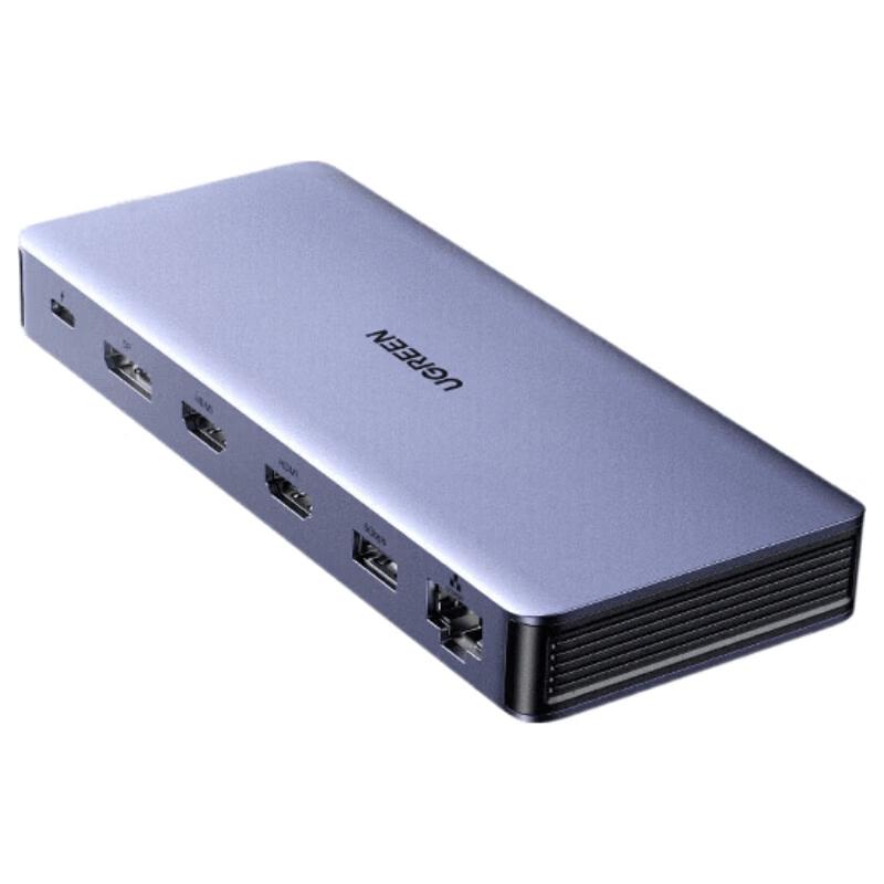 UGREEN Type-C 3.2 Triple Display 8K 144Hz Dual HDMI Expansion Dock CN plug (adapter included)