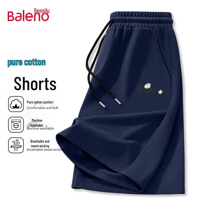 Baleno Men's 100% Cotton Summer Casual Shorts