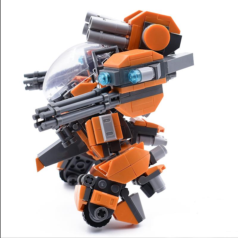 336pcs Robot Anime Figure Building Blocks Christmas Toys For Children Model Building Kits Figure Block Craft Toys For Adults