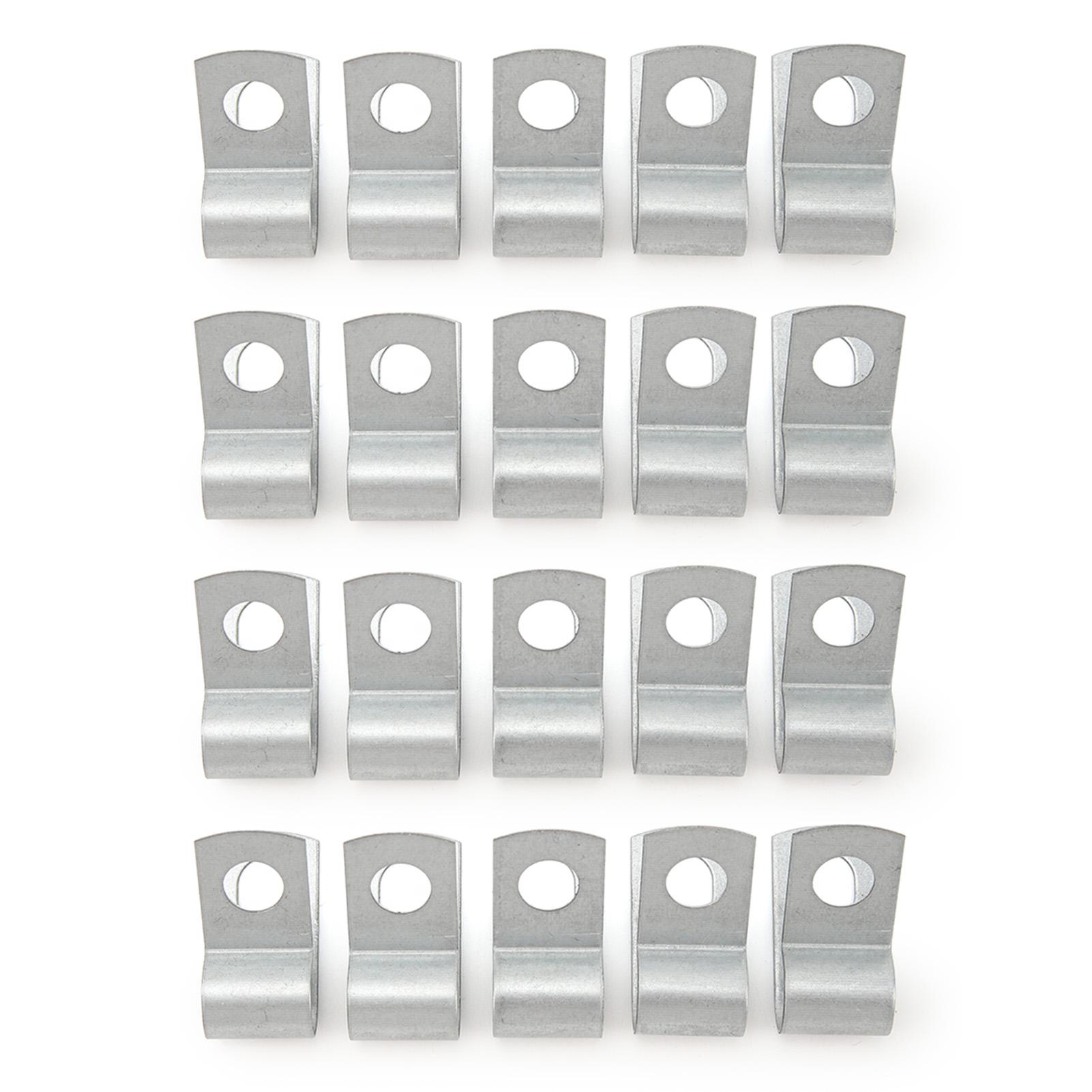 

20 шт. Металлический зажим для тормозной топливной магистрали, набор зажимов для обмотки топливного шланга, надежно фиксирующийся, универсальная посадка для большинства 3/8 Inch Ball Valve