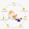 Interactive Windmill Cat Toy Glowing Rotating TPR Pet Training Toy PC Kitten Puppy Rotatable Plaything for Cat Brush Teeth