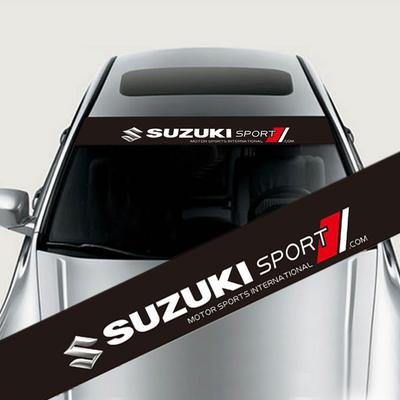 Car Front Rear Windshield Decoration Sticker For Suzuki Jimny Swift Samurai Vitara SX4 Alto Kaiser Ingnis DZire Swace Across
