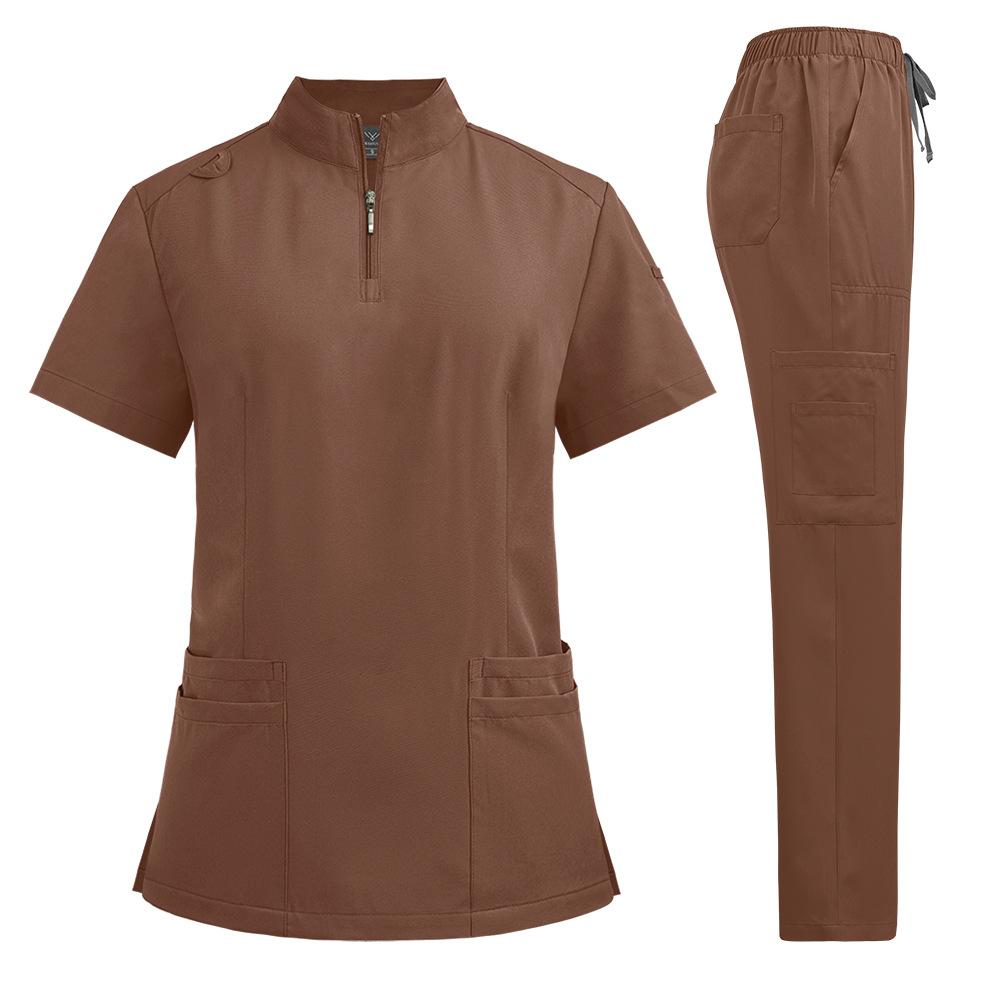 Nursing Uniforms, Hand Washing Clothes, Operating Room Clothes, Isolation Clothes, Men'S And Women'S Dental Clinics, Uniforms, Short Sleeves