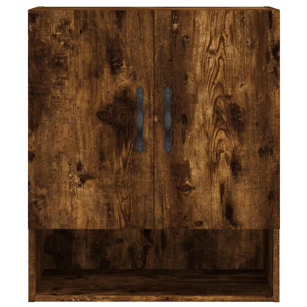 Wall Cabinet Smoked Oak 60x31x70 Cm Engineered Wood