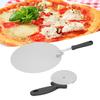Stainless Steel Pizza Peel Shovel Spatula Folding Baking Cheese Lifter Tool for Serving Food12in